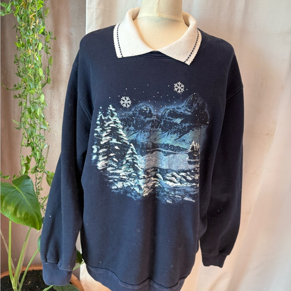 Vintage Croft & Barrow Winter Sweatshirt